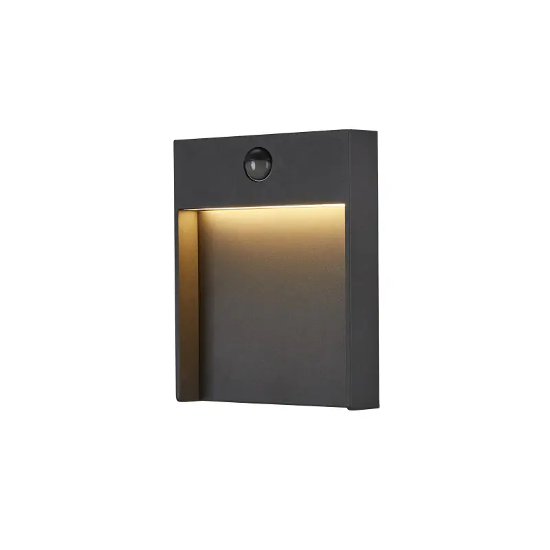 FLATT SENSOR, applique extérieure, anthracite, LED, 16W, 3000K/4000K, IP54, détecteur de mouvements