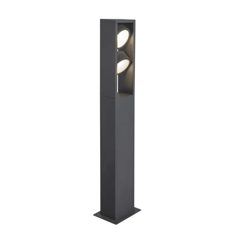 ESKINA FRAME 75, borne extérieure, double, anthracite, LED, 27W, 3000/4000K, IP65, interrupteur CCT