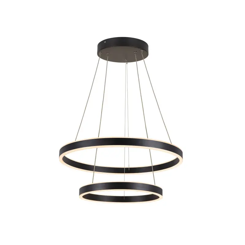 ONE DOUBLE, suspension intérieure, up/down, noir, LED, 35W, 2700/3000K, interrupteur CCT, variable