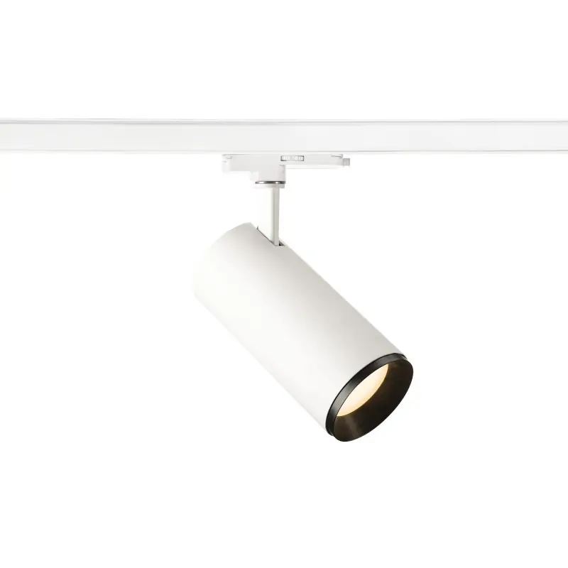 NUMINOS® L, spot pour rail 3 allumages intérieur, 24 deg , blanc/noir, LED, 28W, 3000K, variable Dali