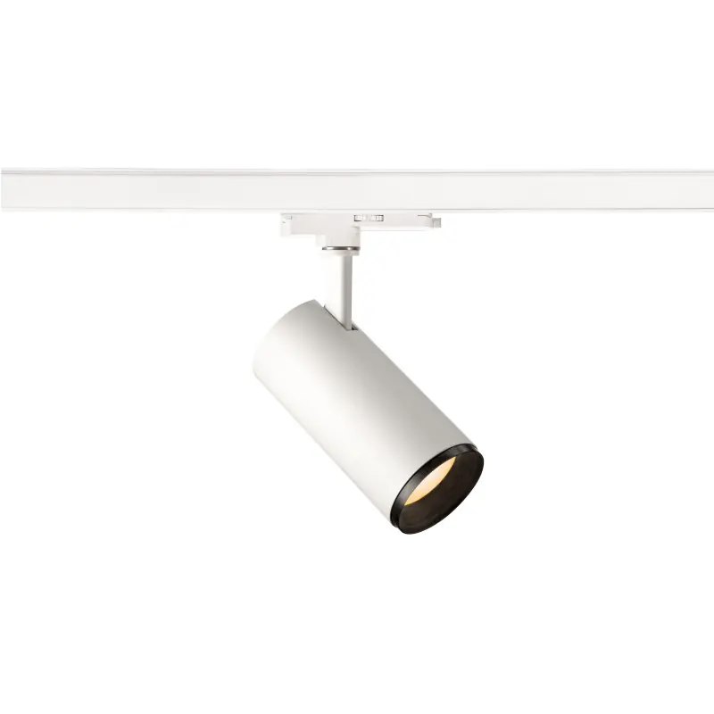 NUMINOS® M, spot pour rail 3 allumages intérieur, 60 deg , blanc/noir, LED, 20W, 2700K, variable Dali