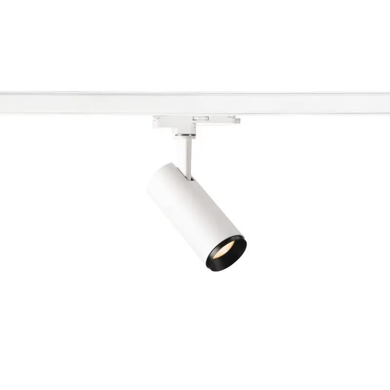 NUMINOS® S, spot pour rail 3 allumages intérieur, 24 deg , blanc/noir, LED, 11W, 2700K, variable Dali