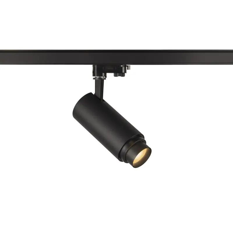 NUMINOS® ZOOM M, spot pour rail 3 allumages intérieur, 15 deg , blanc/noir, LED, 20W, 2700K, variable