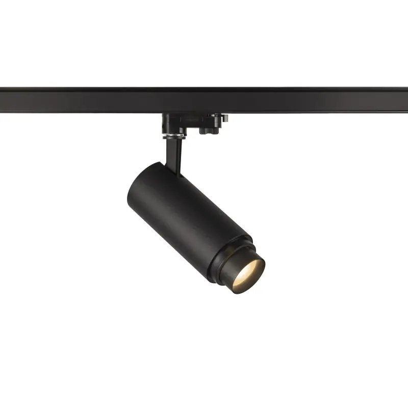 NUMINOS® ZOOM M, spot pour rail 3 allumages intérieur, 15 deg , blanc/noir, LED, 20W, 3000K, variable