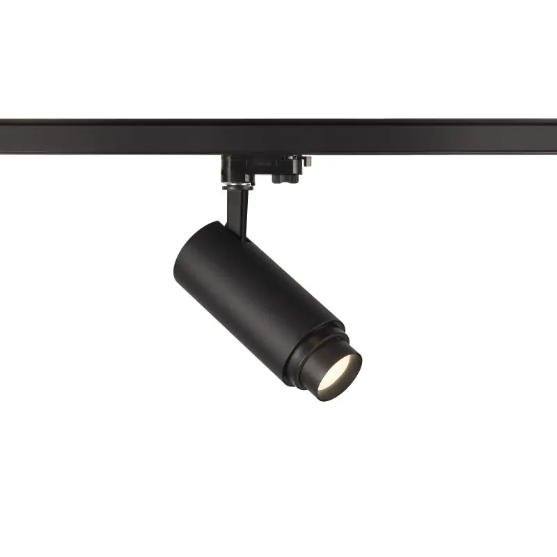 NUMINOS® ZOOM M, spot pour rail 3 allumages intérieur, 15 deg , blanc/noir, LED, 20W, 4000K, variable