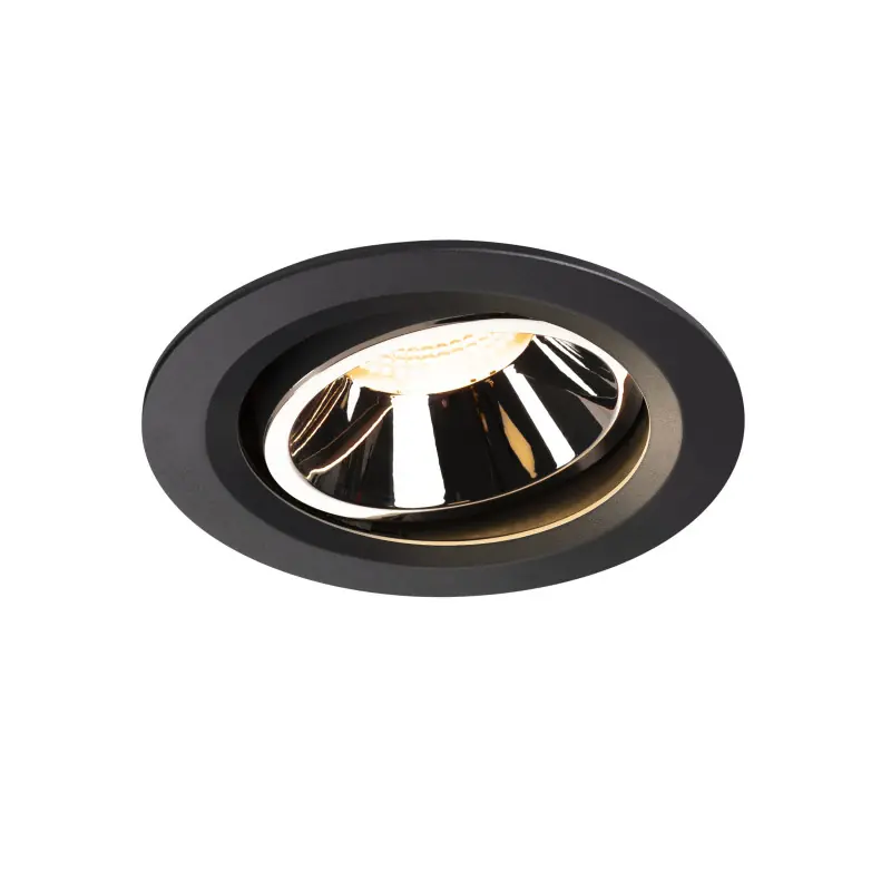 NUMINOS® MOVE L, encastré de plafond intérieur, orientable, 20 deg , noir/chrome, LED, 25,41W, 3000K