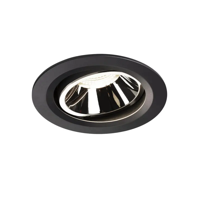 NUMINOS® MOVE L, encastré de plafond intérieur, orientable, 40 deg , noir/chrome, LED, 25,41W, 4000K