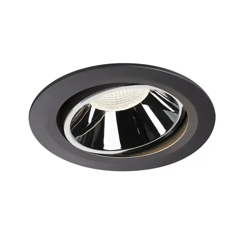 NUMINOS® MOVE XL, encastré de plafond intérieur, orientable, 55 deg , noir/chrome, LED, 37,4W, 4000K