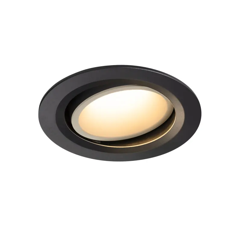 NUMINOS® MOVE L, encastré de plafond intérieur, orientable, 20 deg , noir/blanc, LED, 25,41W, 3000K