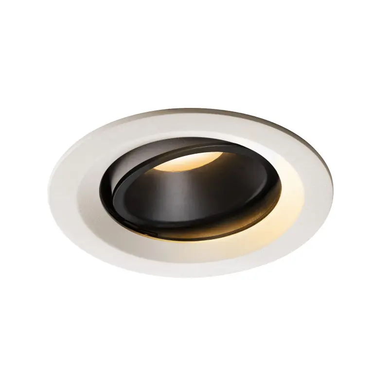 NUMINOS® MOVE M, encastré de plafond intérieur, orientable, 40 deg , blanc/noir, LED, 17,55W, 2700K