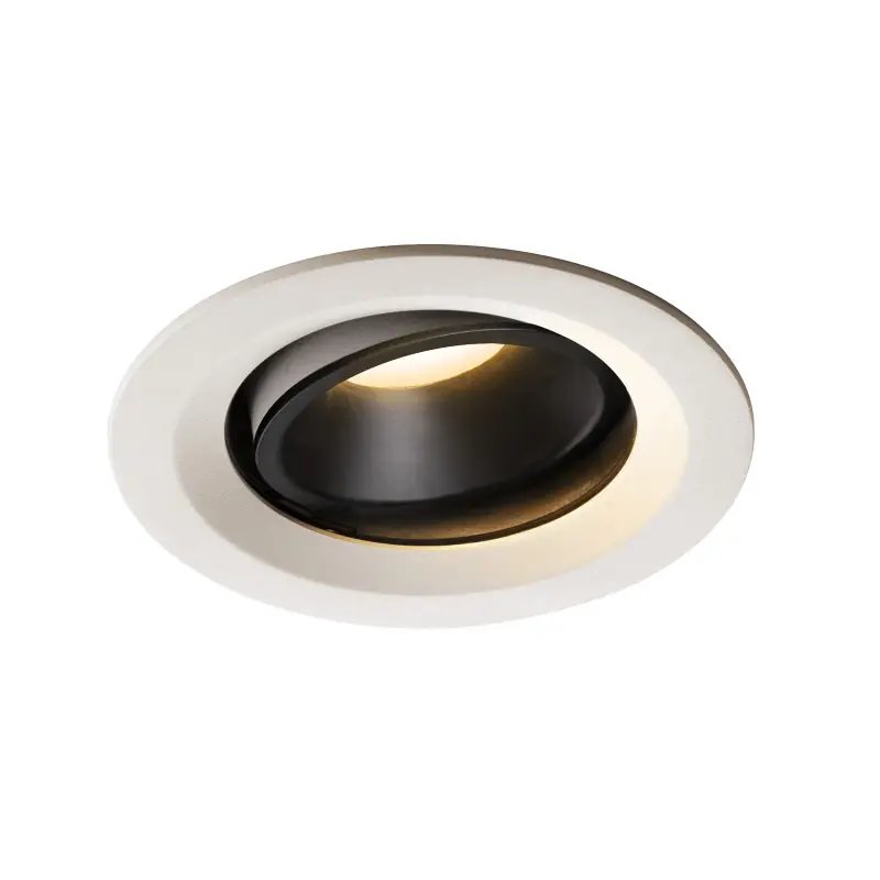 NUMINOS® MOVE M, encastré de plafond intérieur, orientable, 40 deg , blanc/noir, LED, 17,55W, 3000K
