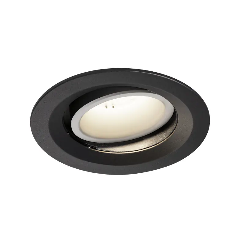 NUMINOS® MOVE M, encastré de plafond intérieur, orientable, 55 deg , noir/blanc, LED, 17,55W, 4000K