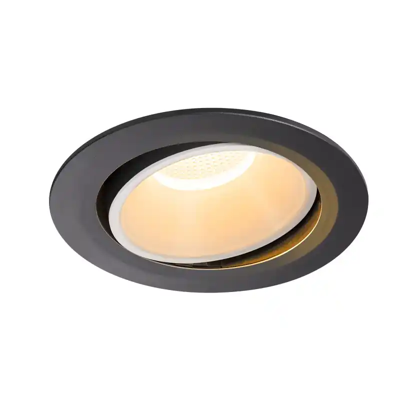 NUMINOS® MOVE XL, encastré de plafond intérieur, orientable, 20 deg , noir/blanc, LED, 37,4W, 2700K