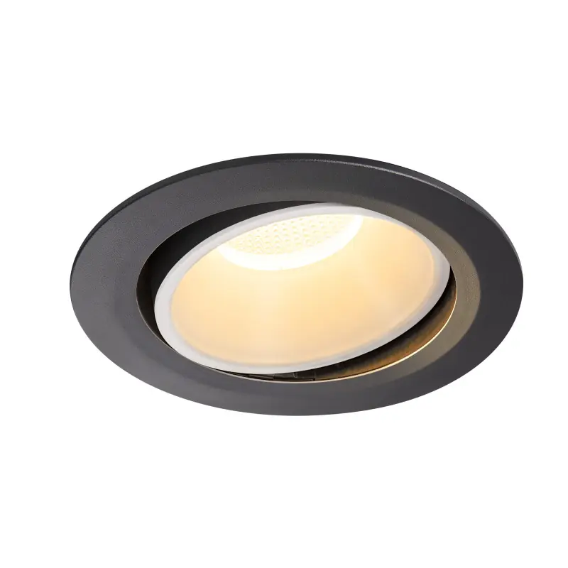 NUMINOS® MOVE XL, encastré de plafond intérieur, orientable, 20 deg , noir/blanc, LED, 37,4W, 3000K