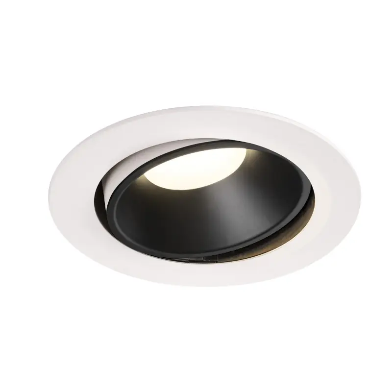 NUMINOS® MOVE XL, encastré de plafond intérieur, orientable, 55 deg , blanc/noir, LED, 37,4W, 4000K