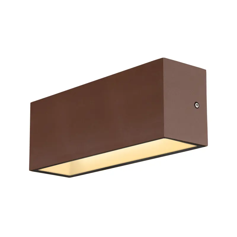 SITRA CUBE, applique extérieure, L, up/down, rouille, LED, 24W, 3000K/4000K, IP44, CCT Switch