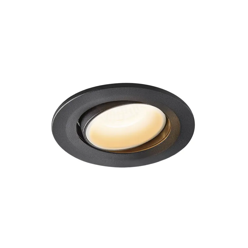 NUMINOS® MOVE S, encastré de plafond intérieur, orientable, 40 deg , noir/blanc, LED, 8,6W, 3000K