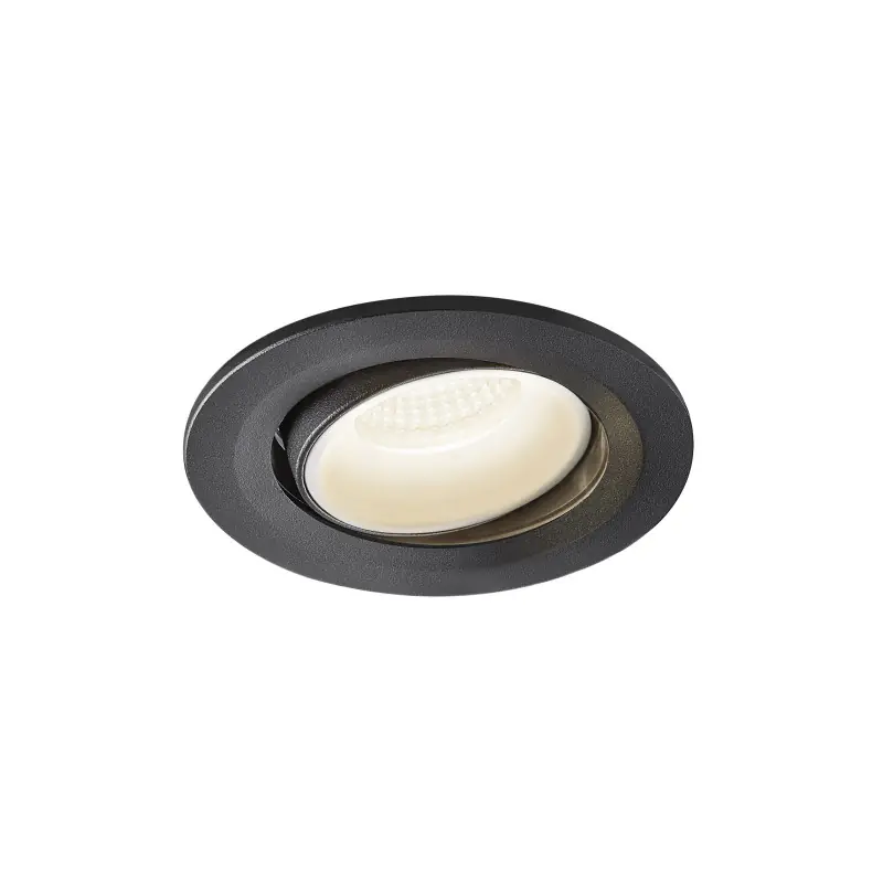 NUMINOS® MOVE S, encastré de plafond intérieur, orientable, 55 deg , noir/blanc, LED, 8,6W, 4000K