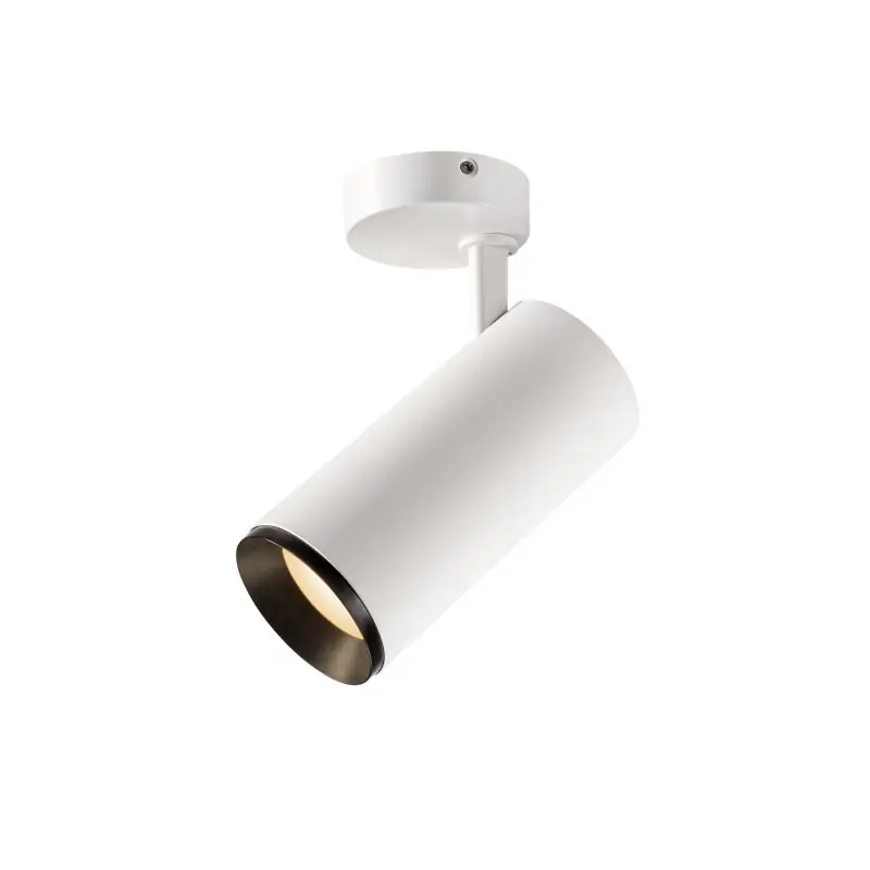 NUMINOS® L, plafonnier intérieur, orientable, 36 deg , blanc/noir, LED, 28W, 3000K, variable Dali