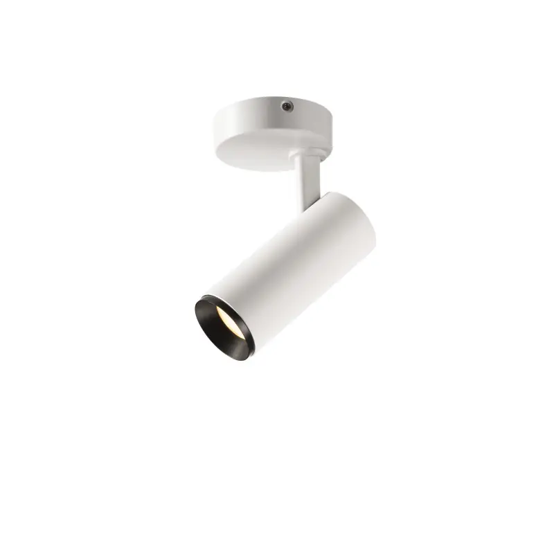 NUMINOS® S, plafonnier intérieur, orientable, 45 deg , blanc/noir, LED, 11W, 3000K, variable Dali