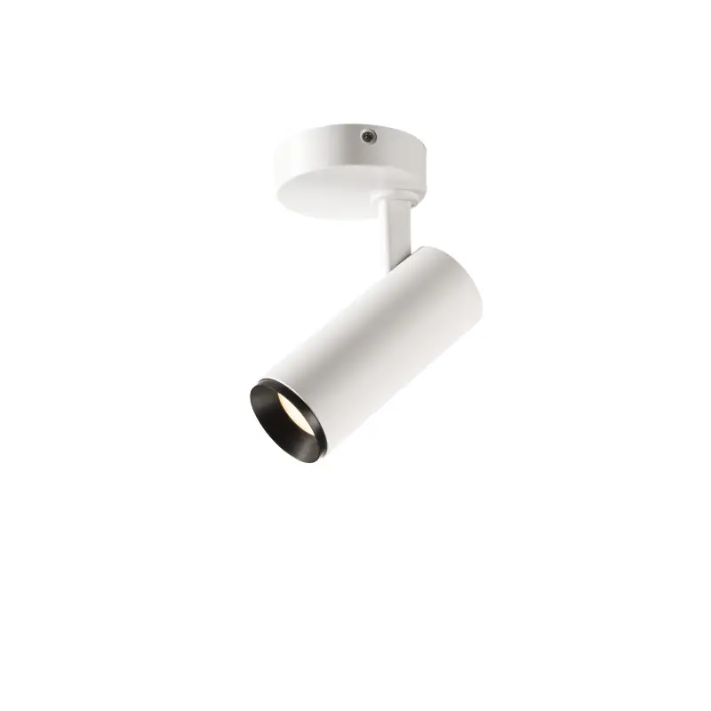 NUMINOS® S, plafonnier intérieur, orientable, 60 deg , blanc/noir, LED, 11W, 4000K, variable Dali