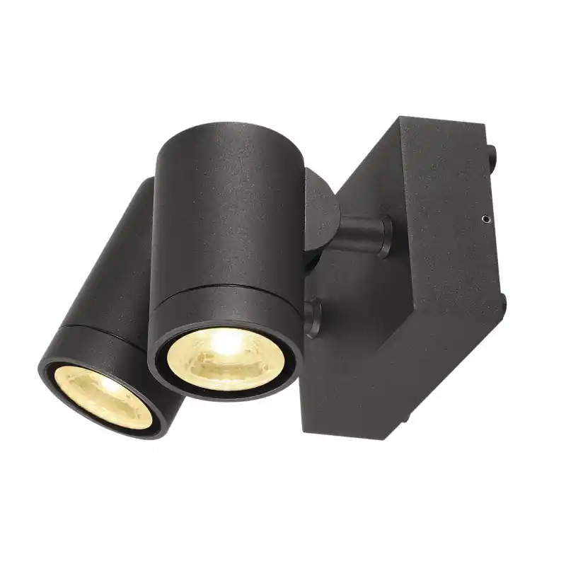 HELIA, applique et plafonnier extérieur, double, anthracite, LED, 16W, 3000K, IP55, variable