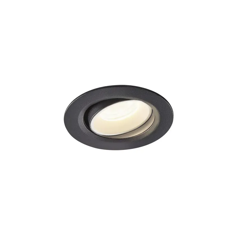 NUMINOS® MOVE XS, encastré de plafond intérieur, orientable, 20 deg , noir/blanc, LED, 7W, 4000K