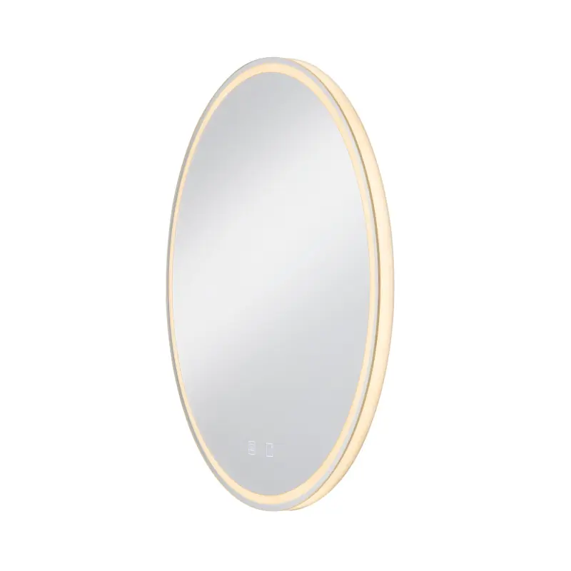 TRUKKO, applique intérieure, miroir, rond, argent, LED, 25W, 3000/4000/6500K, IP44, variable