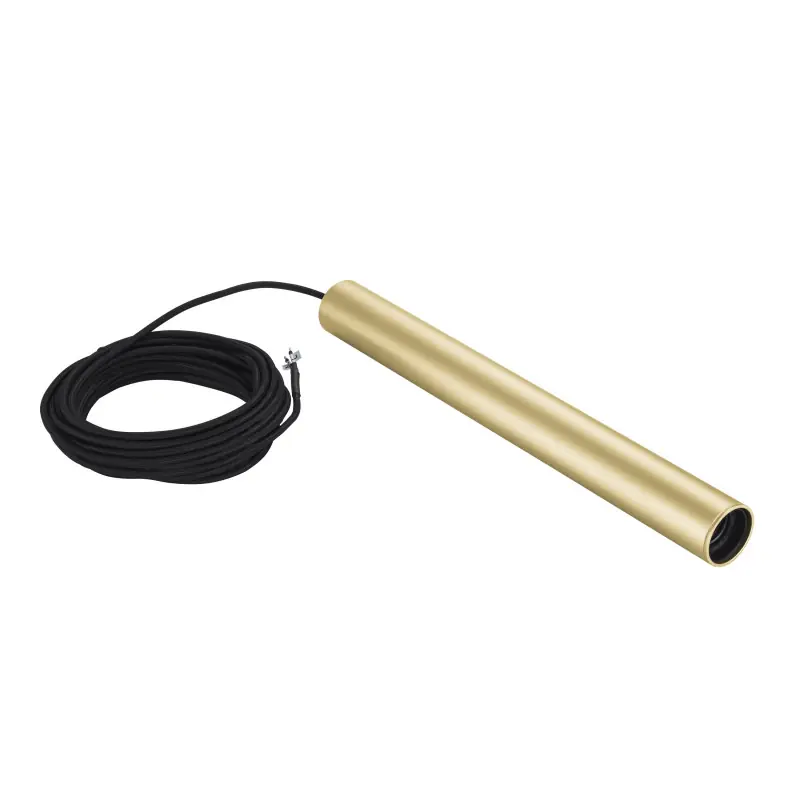 FITU, suspension intérieure, hauteur 40 cm, laiton, E27, 60W max, câble nu sans patère de 5m