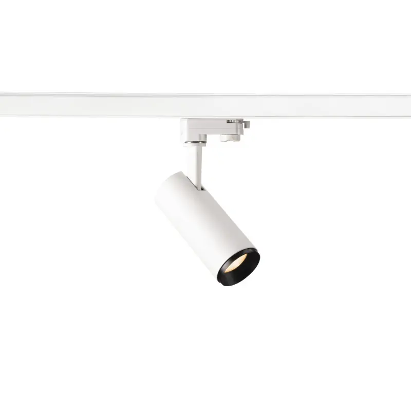 NUMINOS® S, spot pour rail 3 allumages intérieur, 36 deg , blanc/noir, LED, 11W, 2700K, variable