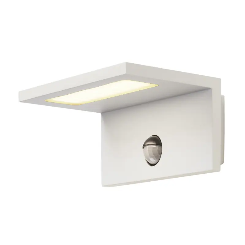 ANGOLUX SENSOR, applique extérieure, blanc, LED, 9,8W, 3000K, IP44, détecteur de mouvements