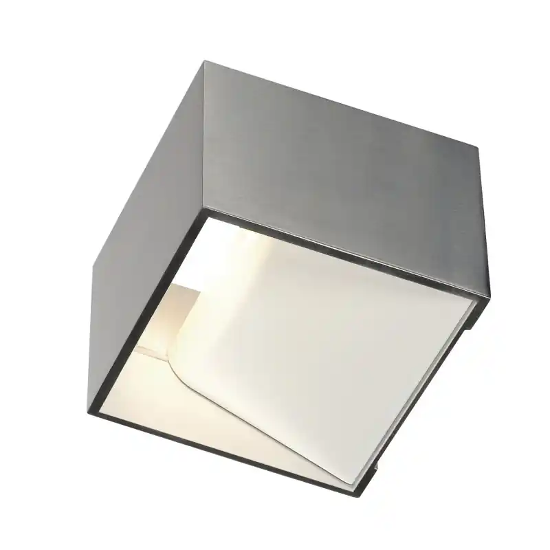 LOGS IN, applique intérieure, carré, alu/blanc, LED, 11W, 2000-3000K, variable, Dim to warm