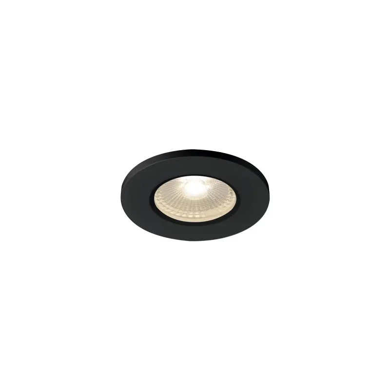KAMUELA ECO, encastré de plafond intérieur, noir, LED, 6,5W, 3000K, IP65, RT 2012, variable