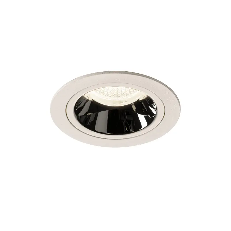 NUMINOS® M, encastré de plafond intérieur, 20 deg , blanc/chrome, LED, 17,55W, 4000K, IP20/IP44