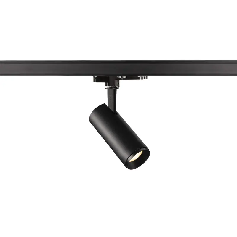 NUMINOS® S, spot pour rail 3 allumages intérieur, 24 deg , noir, LED, 11W, 3000K, variable Dali