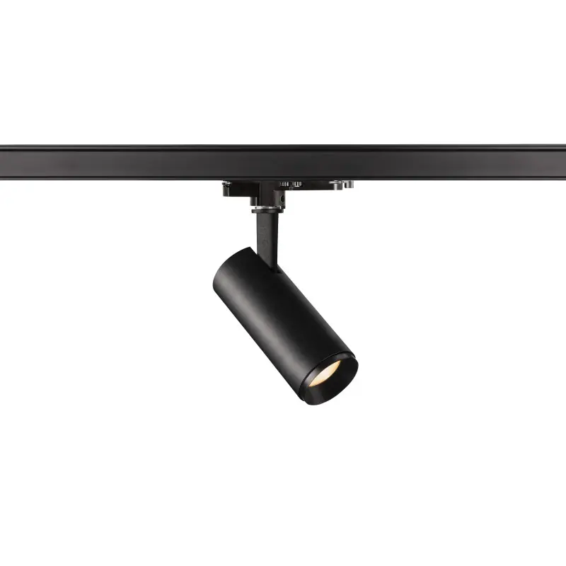 NUMINOS® S, spot pour rail 3 allumages intérieur, 60 deg , noir, LED, 11W, 2700K, variable Dali