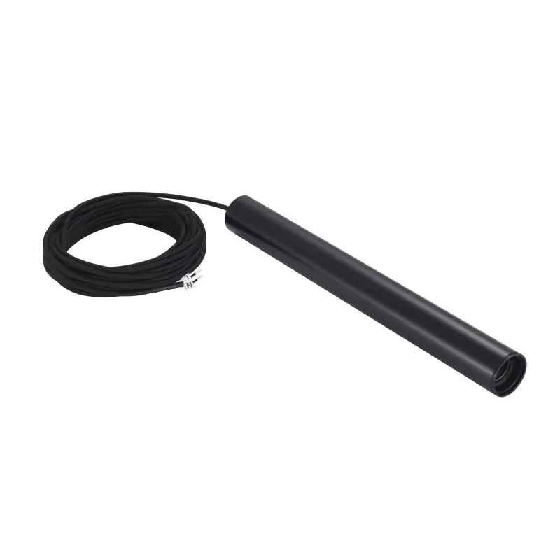 FITU, suspension intérieure, hauteur 40 cm, noir, E27, 60W max, câble nu sans patère de 5m