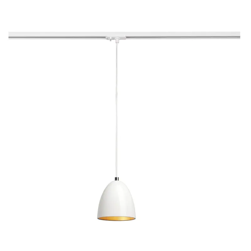 PARA CONE 14, suspension pour rail 1 allumage intérieur, blanc laqué, GU10/QPAR51, 35W max