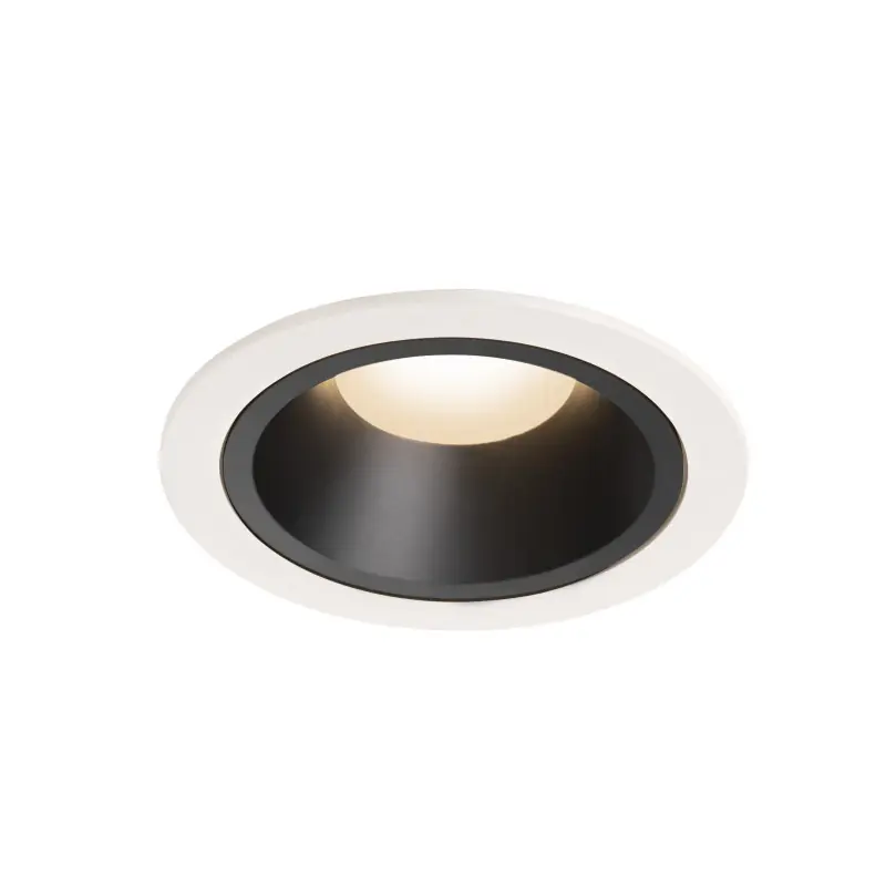 NUMINOS® L, encastré de plafond intérieur, 55 deg , blanc/noir, LED, 25,41W, 3000K, IP20/IP44
