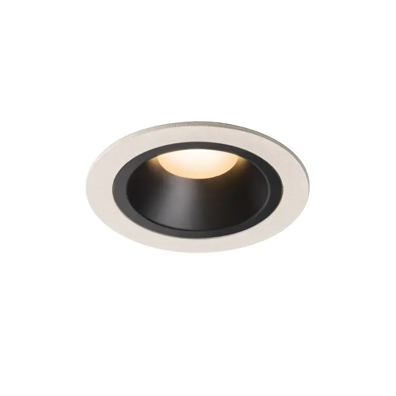 NUMINOS® M, encastré de plafond intérieur, 40 deg , blanc/noir, LED, 17,55W, 2700K, IP20/IP44