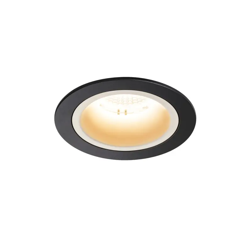 NUMINOS® M, encastré de plafond intérieur, 55 deg , noir/blanc, LED, 17,55W, 2700K, IP20/IP44