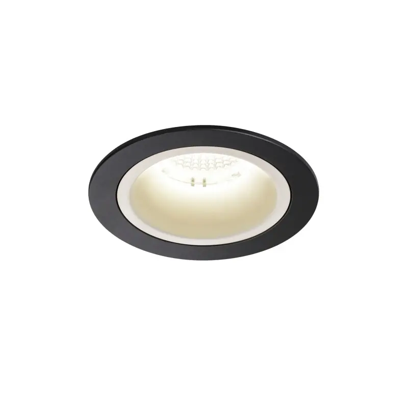 NUMINOS® M, encastré de plafond intérieur, 55 deg , noir/blanc, LED, 17,55W, 4000K, IP20/IP44