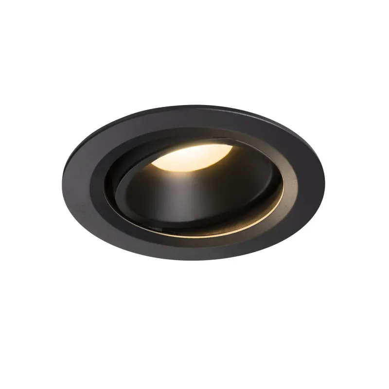 NUMINOS® MOVE L, encastré de plafond intérieur, orientable, 20 deg , noir, LED, 25,41W, 3000K