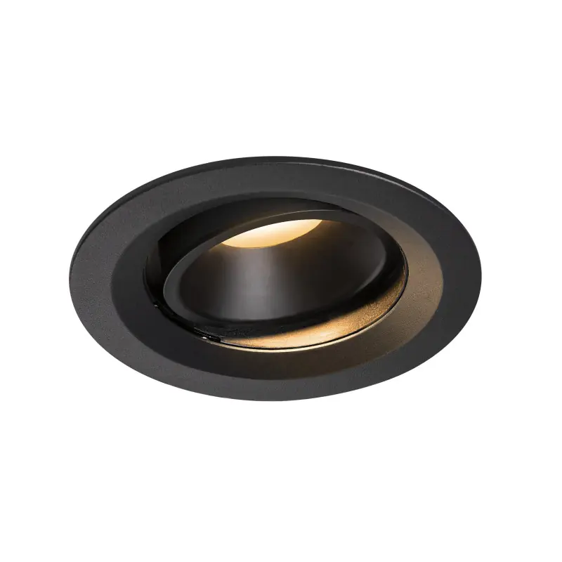 NUMINOS® MOVE M, encastré de plafond intérieur, orientable, 55 deg , noir, LED, 17,55W, 2700K