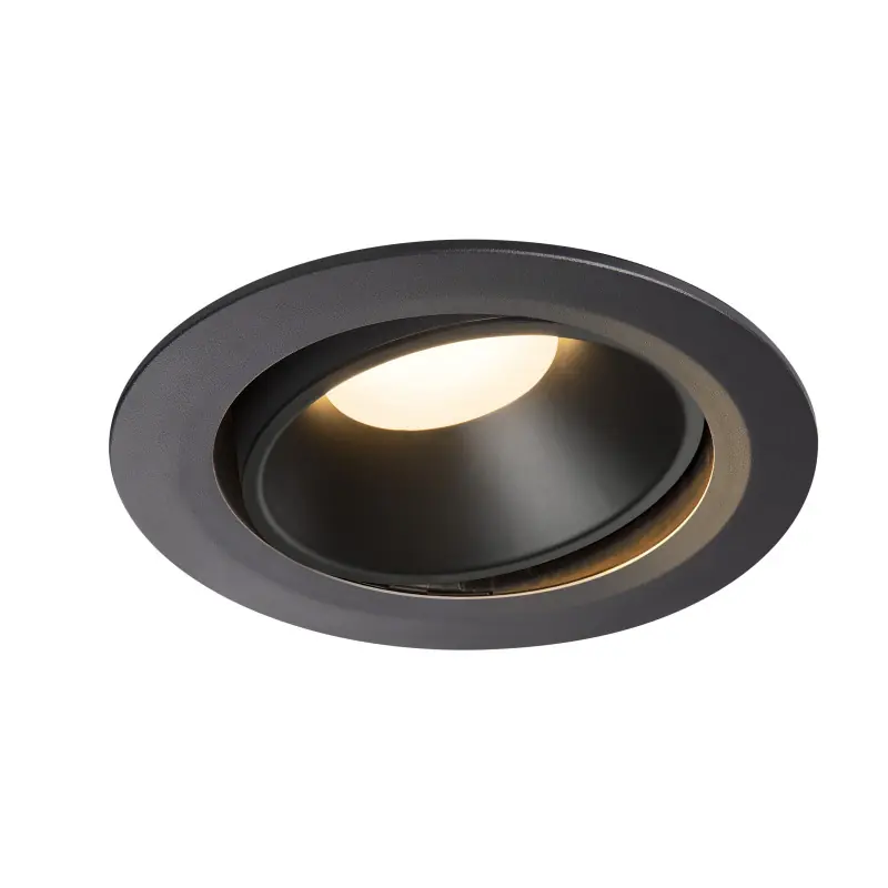 NUMINOS® MOVE XL, encastré de plafond intérieur, orientable, 20 deg , noir, LED, 37,4W, 3000K