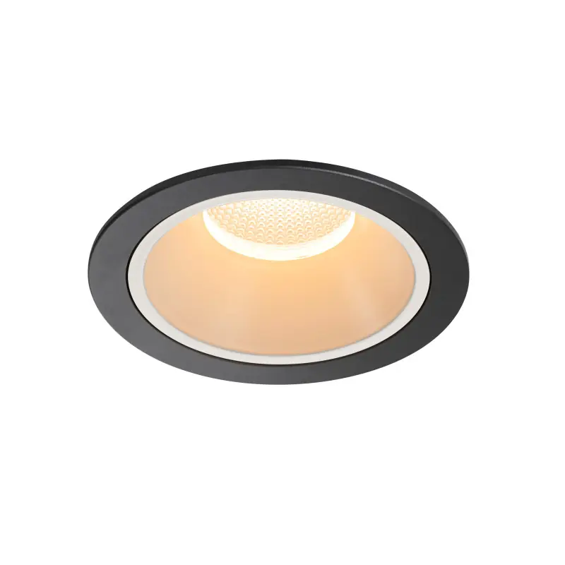 NUMINOS® XL, encastré de plafond intérieur, 40 deg , noir/blanc, LED, 37,4W, 2700K, IP20/IP44