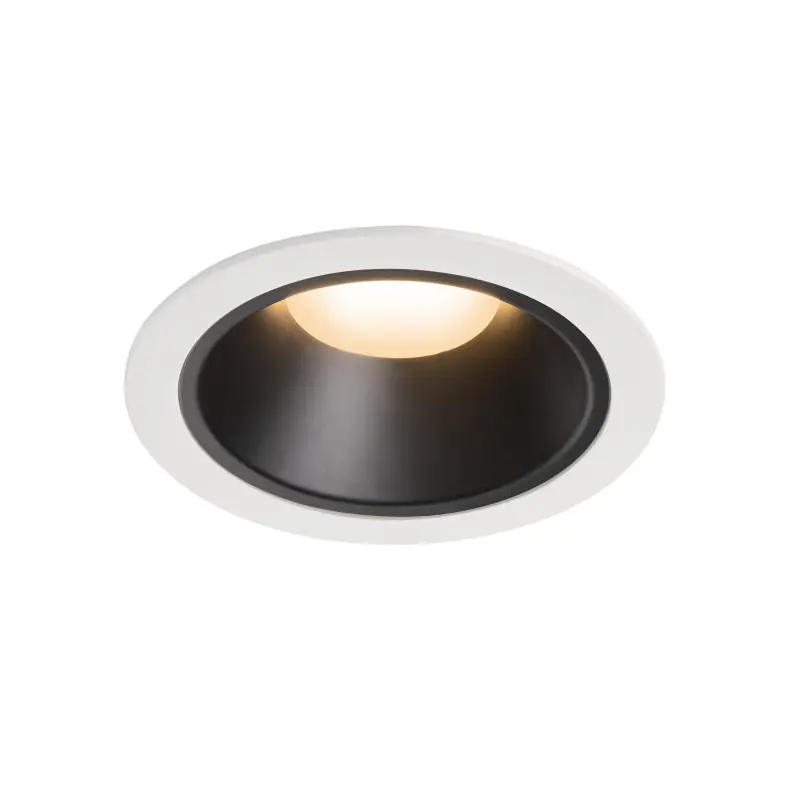 NUMINOS® XL, encastré de plafond intérieur, 55 deg , blanc/noir, LED, 37,4W, 2700K, IP20/IP44