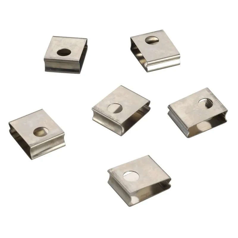 EUTRAC®, clips de fixation, intérieur, pour rail 3 allumages encastrable, métal, 6 pièces