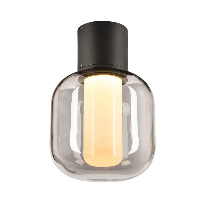 OVALISK, plafonnier extérieur, anthracite, LED, 7,5W, 3000/4000K, IP65, interrupteur CCT