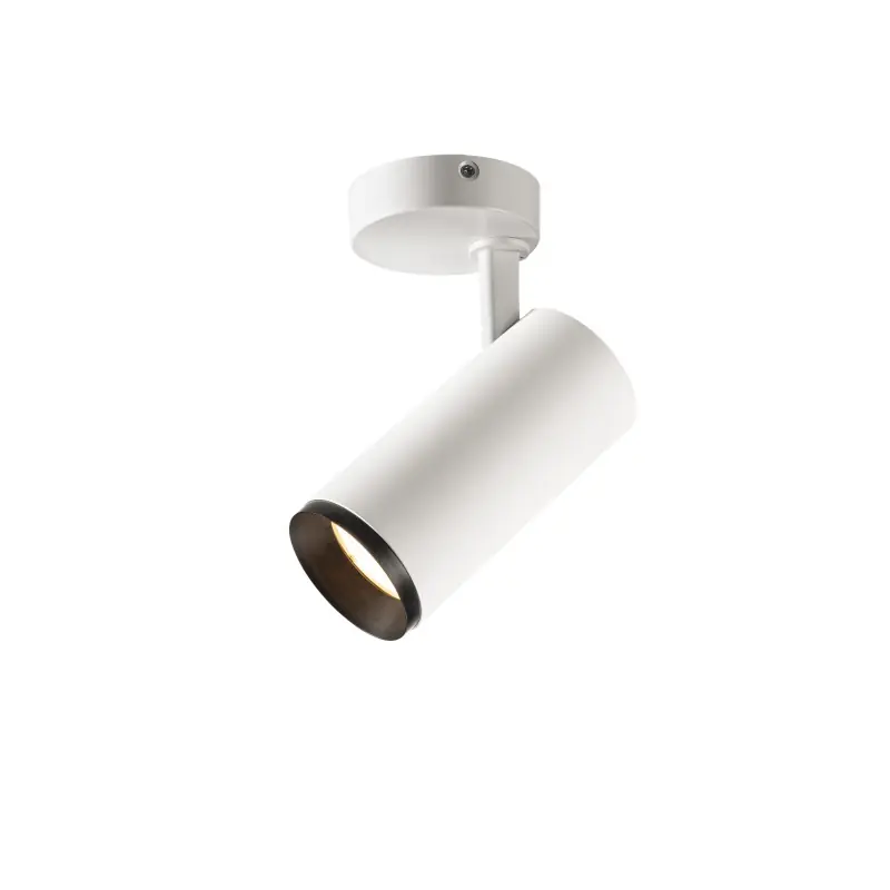 NUMINOS® M, plafonnier intérieur, orientable, 60 deg , blanc/noir, LED, 20W, 3000K, variable